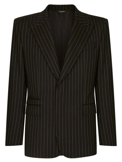 Dolce & Gabbana Single-breasted Jacket In Black