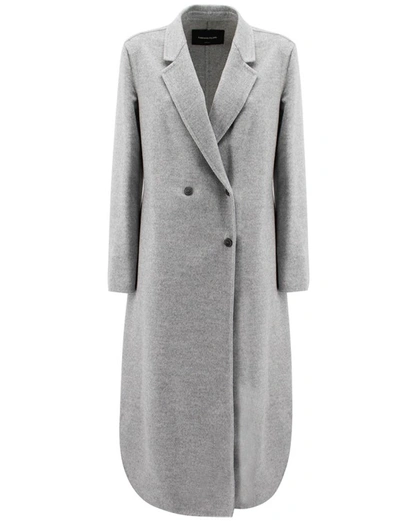 FABIANA FILIPPI GREY ROCCIA COAT