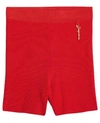 Jacquemus Le Short Pralu Ribbed-knit Shorts In Red