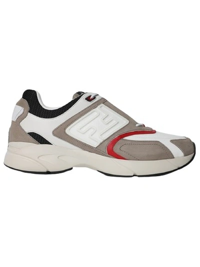 Fendi Faster Dad Sneakers In Neutrals