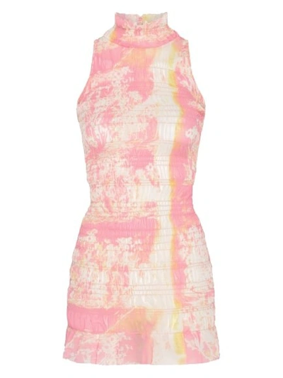 Roberta Einer Body Mini Dress In Pink