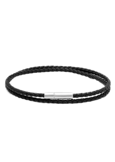 Roderer Gianni Double Tour Bracelet - Navy Blue In Black