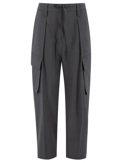 Brunello Cucinelli Trousers In Grey