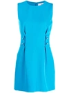 Chiara Ferragni Belted-waist Dress In Blue
