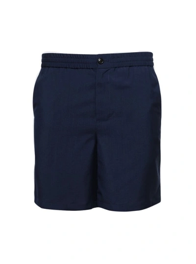 Ami Alexandre Mattiussi Elasticated Waist Shorts Blue For Men
