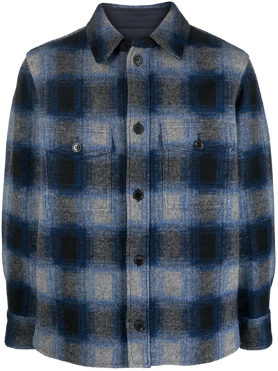 Isabel Marant Plaid Check-pattern Shirt In Blue