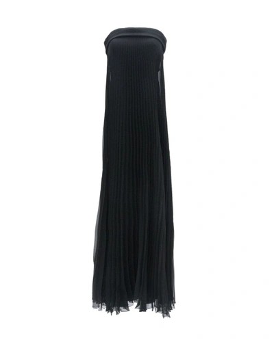 Gemy Maalouf Pleated Strapless Dress - Long Dresses In Black