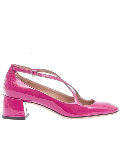 A. Bocca 55mm Heel Cyclamen Straps Shoes In Pink