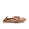 SEE BY CHLOÉ RICH BROWN HANA LEATHER LOAFERS