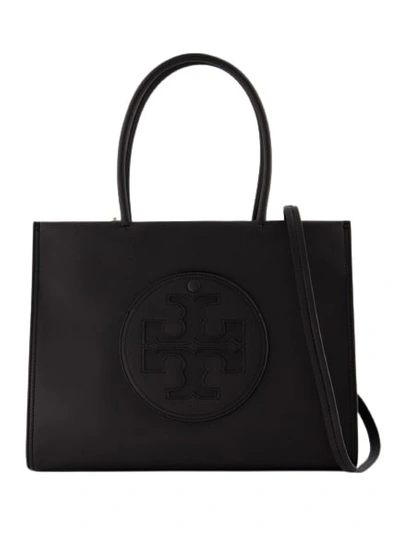 Tory Burch Small Ella Eco Tote Hobo Bag -  - Black - Vegan Leather