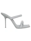 Alexander Wang Julie Sandal In Nylon In Grey