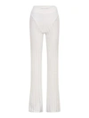 Dion Lee Snakeskin Semi-sheer Trousers In Neutrals