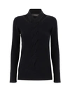 FABIANA FILIPPI BLACK WOOL BLEND SWEATER