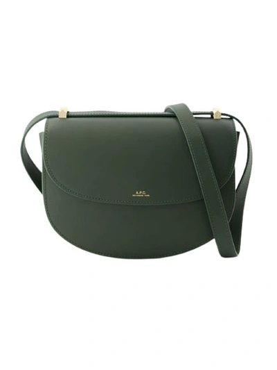 Apc Geneve Crossbody - A.p.c. - Leather - Forest Green