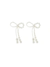 SOPHIE BILLE BRAHE GRANDE ROSETTE DE PEARLS LARGE BOW EARRINGS