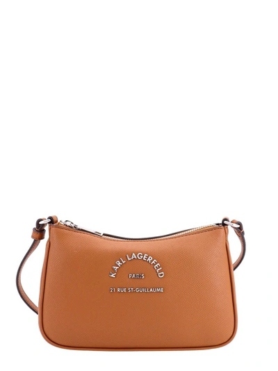 Karl Lagerfeld Shoulder Bag In Brown