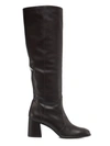 Stuart Weitzman Flare Block 85 Slouch Boot In Brown