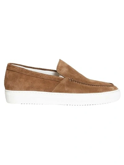 Doucal's Brown Suede Moccasins