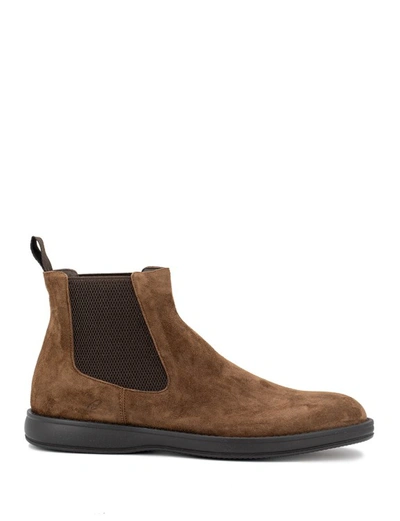 Brioni Brown Ankle Boots
