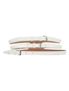 Alaïa Three-buckle Wrap Belt In White