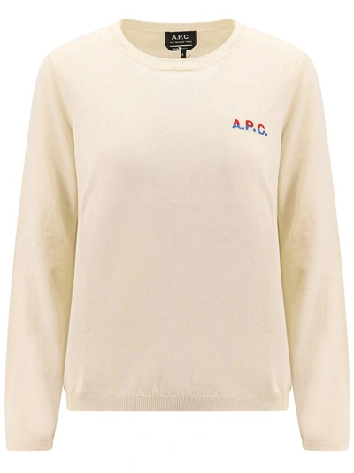 APC COTTON SWEATER WITH LOGO