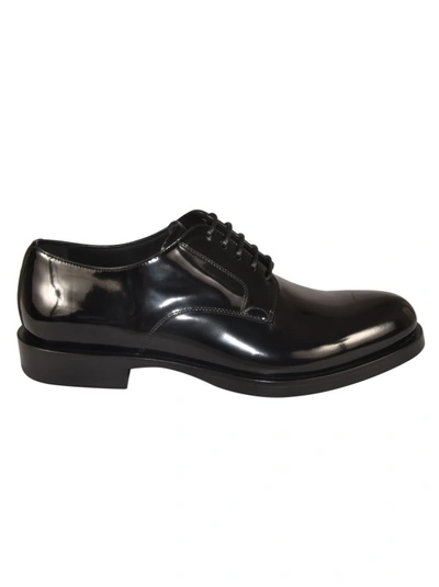 Dolce & Gabbana Classic Lace-up Derby Shoes In Black