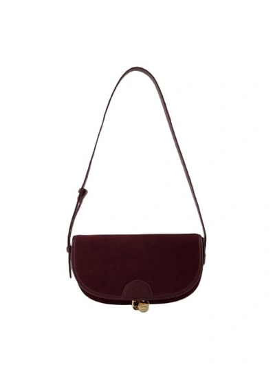 See By Chloé Mara Leather Shoulder Bag In Purple