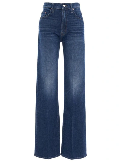 Mother The Lasso Heel Jeans In Blue