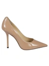Jimmy Choo Love 100 Pumps In Pink
