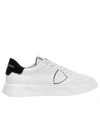 Philippe Model Temple Leather Low-top Sneakers In White