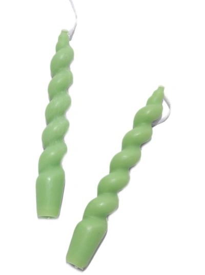 Ririku Wave Candle In Green