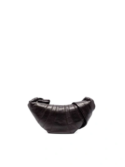 Lemaire Small Croissant Bag In Brown