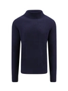 PEUTEREY RIBBED SWEATER WITH LOGO DETAIL