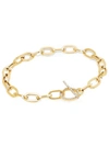 Ef Collection Jumbo 14k Gold Diamond Toggle Chain Bracelet In 14k Yellow Gold