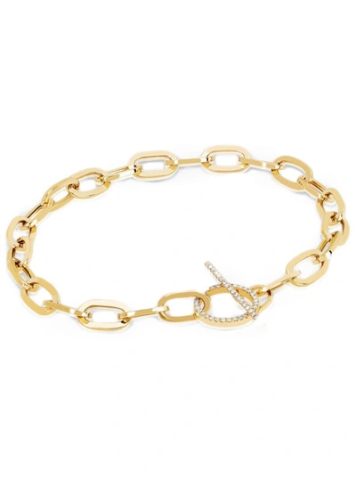 Ef Collection Jumbo 14k Gold Diamond Toggle Chain Bracelet In 14k Yellow Gold