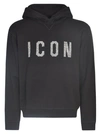 Dsquared2 Cool Icon Hoodie In Black