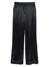 Aeron High-waisted Flared Knitted Trousers In Black