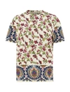 Etro T-shirt Mit Berries-motiven In Multicolor