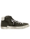 Philippe Model Paris Alta Crosta Military Sneakers In Green