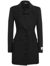 Dolce & Gabbana Kim Single Breasted Blazer Women In Black