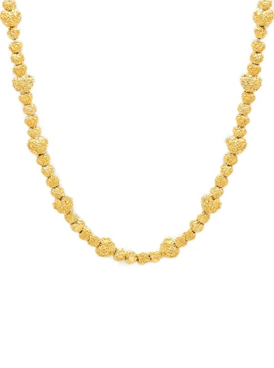 Veneda Carter Signature Heart Chain Necklace In Gold