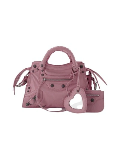 Balenciaga Le Cagole Xs Shoulder Bag - Leather - Pink