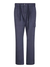 Herno Resort Trousers In Navy Blue