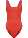 OFF-WHITE ONE-PIECE LOGO SWIMSUIT