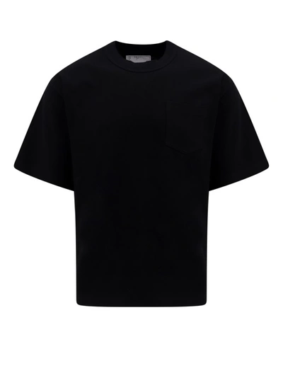 Sacai T-shirt In Black