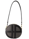 PATOU JP CROSSBODY - LEATHER - ANTHRACITE