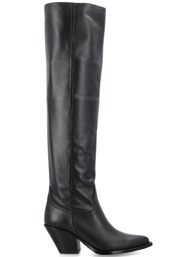 Sonora Acapulco 80mm Pointed-toe Boots In Black