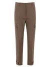 KITON BROWN CARGO TROUSERS