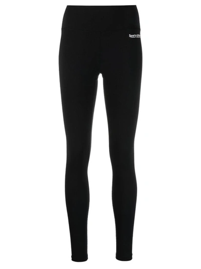 Sporty And Rich Stretch Leggings In Black