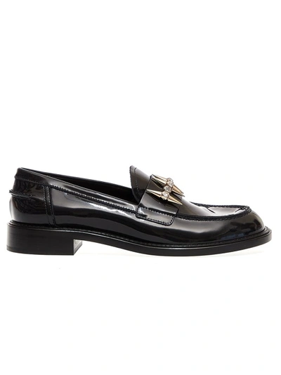 Agl Attilio Giusti Leombruni Lola Spike Loafer In Black